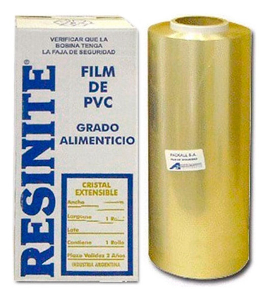 Film Resinite Pvc Para Alimentos X 1.000 Mts. 38cm 0