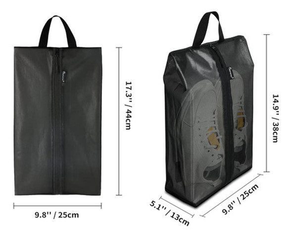 Bolsos De Zapatos Para Viajar, 5 Pack Xx-large Bolsos De Zap 1 Bolsos De Zapatos Para Viajar, 5 Pack Xx-large Bolsos De Zap 1