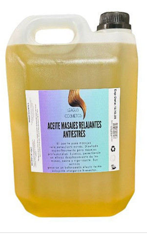 Oleo Masaje Relajante Spa Lavanda Bamboo 5 Litros 0