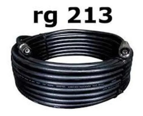 Cabo Coaxial Rgc213 Repetidor De Sinal Celular 20 Mts N N 1