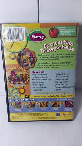 Dvd Original Barney Es Divertido Transportarse 1