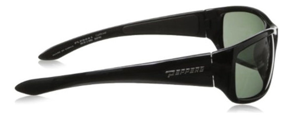 Pepper's Cutthroat Polarized Sport Sunglasses, Shiny Black, 1
