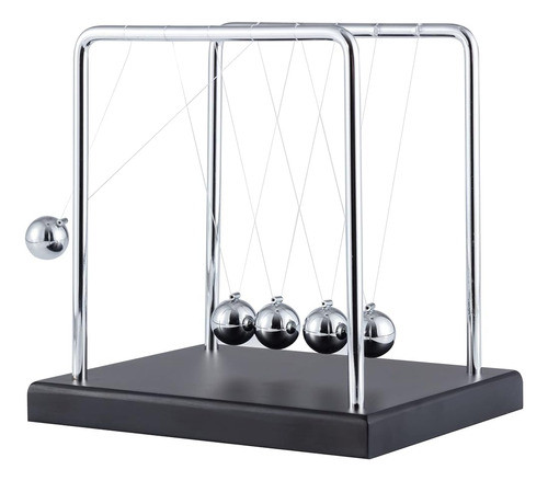 Changshun Newtons Cradle Balance Balls Black Base Home Offic 0