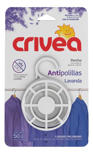 Crivea Antipolillas Lavanda Percha 0