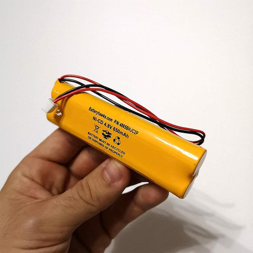 (paquete De 5) Unitech Dual-lite 0120859 Ni-cd Aa 650mah All 0