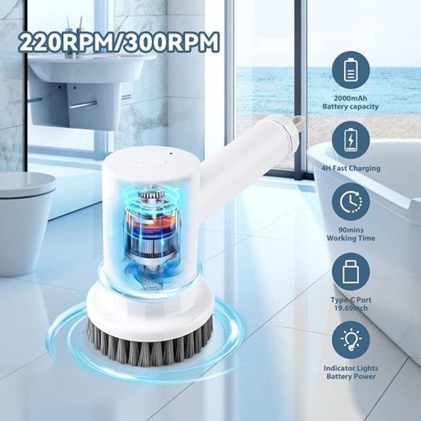 Fregadora Giratoria Eléctrica Conerx Cepillo De Limpieza Elé 1