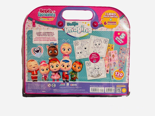 Masa Moldeable Set De Arte Cry Babies C/libro Y Stickers 1