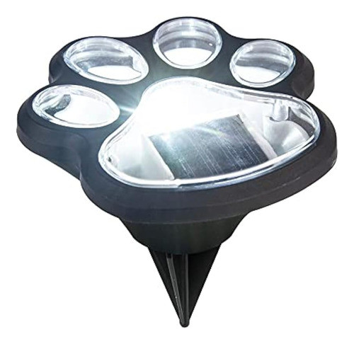 Luz De Acento De Jardín Con Huella De Pata Solar Inteligente 1