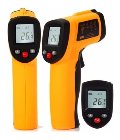 Medidor De Temperatura Digital Pirometro -50 A 380 Infrarojo 0