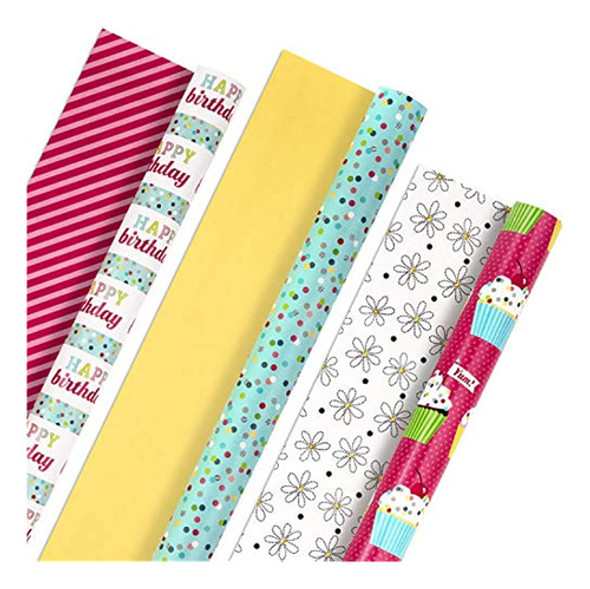 Paquete De Papel De Regalo Reversible Para Todas Las Ocasion 0