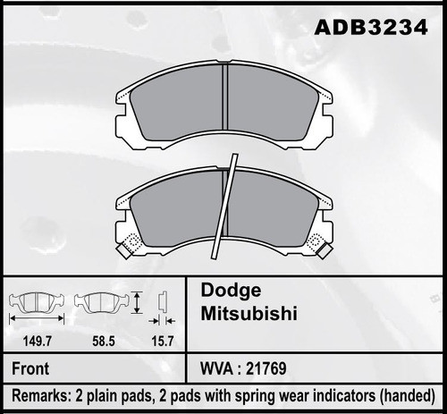 Juego Pastillas Freno Mitsubishi Montero Nativa L200 Comline 0