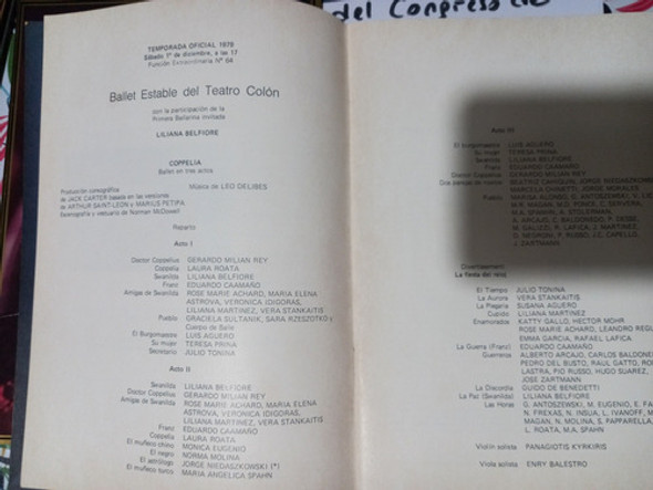 Copella Teatro Colón Temporada 1979 1983 Catálogo 1