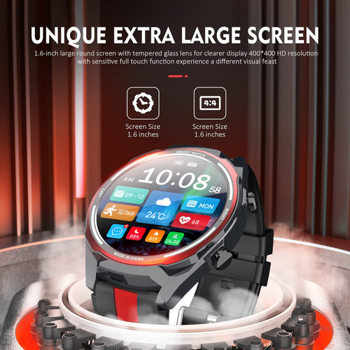 Reloj Inteligente Para Hombre, Pantalla Extra Grande De 1.6. 1
