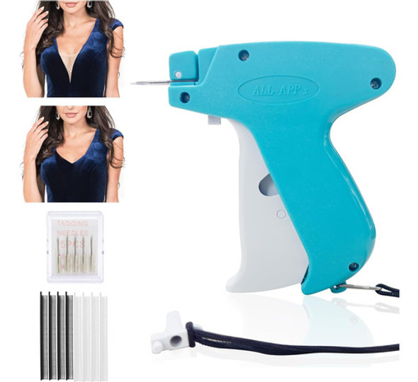 Pistola De Costura Mini Para Ropa Con Agujas Y Grapas 0