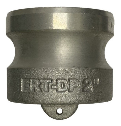 Engate Rápido Camlock Alumínio Adaptador Tampão Ert-dp 2 1