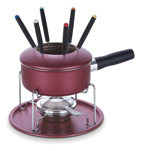 Fondue Tramontina 11 Piezas Linea Paris Tenedores Acero 0