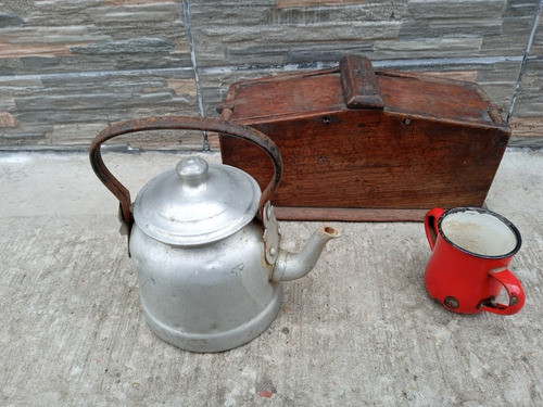 Equipo De Mate Antiguo Estilo Campo Ideal Decoracion 0