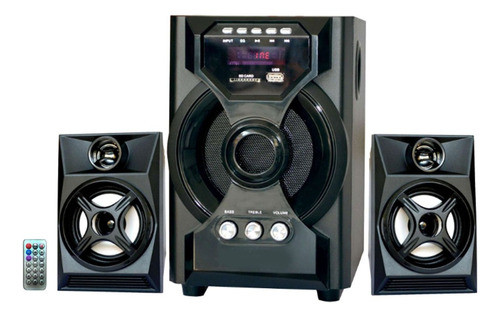 Home Theater 2.1 Sub Parlantes Para Pc Tv Con Fm Usb Bt Mod. 0
