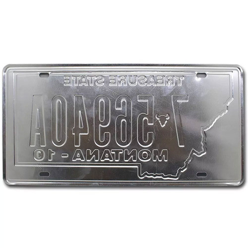 Placa De Carro Antiga Decorativa Metalica Vintage - Colorado 1
