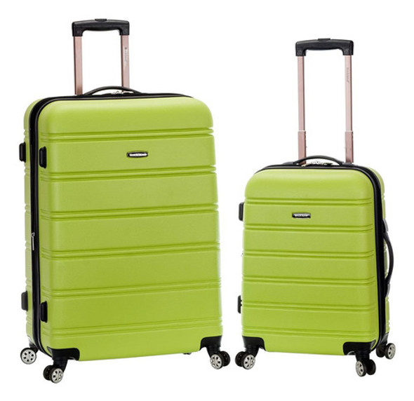 Rockland Melbourne Hardside Expandible Spinner Wheel Equipaj 0