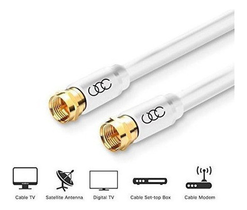 Cable Ultra Claro Cable Coaxial Triple Blindado Cl3 Conector 1