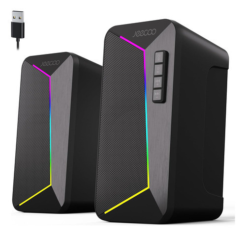 Altavoces Bluetooth Jeecoo M30 Pc Luces Led Dinámicas 10w 0