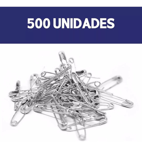 Alfinete De Segurança 02 - 5 Pacotes - 500 Unidades 1