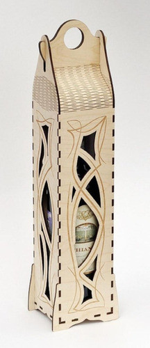 Caja Para Vino - Whisky - Mdf / Fibrofacil 0