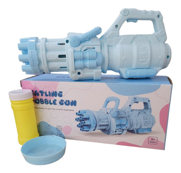 Burbujero Pistola A Pilas Azul 0