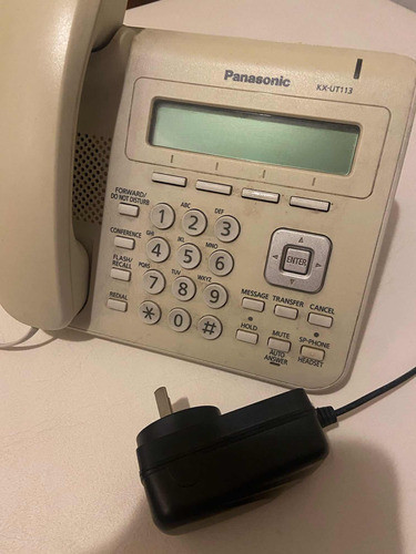 Teléfono Sip Panasonic Kx-ut113 Con Fuente 0