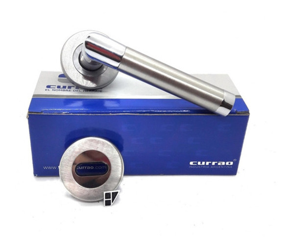 Manija Currao Tropea Simple Acero Inox C/cromo Puerta Hogar. 0