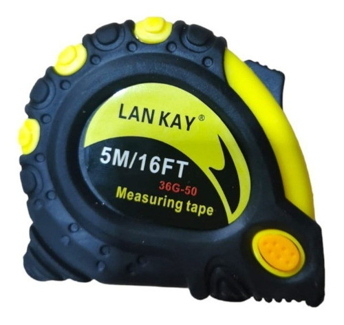 Cinta Metrica Lankay 5 Mts Fleje 19mm Freno Clip 0