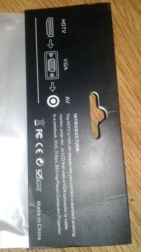 Conversor Hdmi A Vga A/av 1