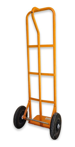 Carreta Zorra Oxen 2 Ruedas Macizas 250 Mm 150 Kg Naranja 1