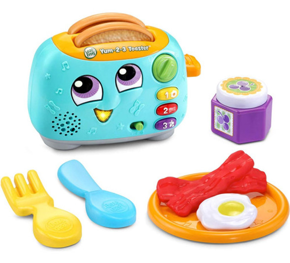 Tostadora Yum-2-3 De Leapfrog, Color Teal, Para 2-3 Rebanada 1