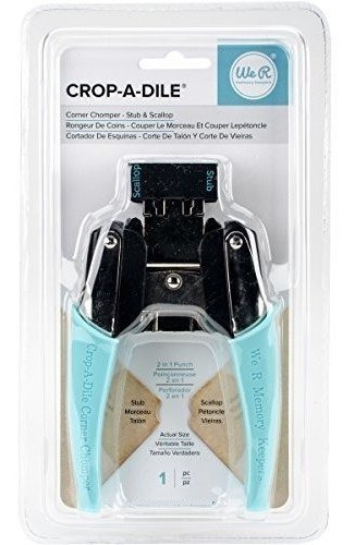 American Crafts Cropadile Corner Chomper Stub Y Scallop Punc 0