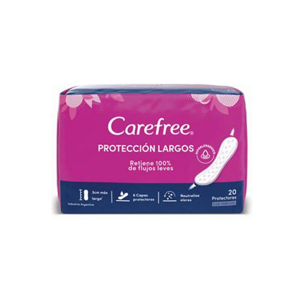 Toallas Femeninas Carefree Proteccion Largos X 20 Unidades 0