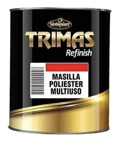 Masilla Relleno Trimas 1 Kg + Endurecedor + Espatula 0