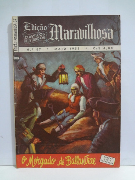 Gibi Edição Maravilhosa Nº 67 O Morgado De Ballantrae 1953 1