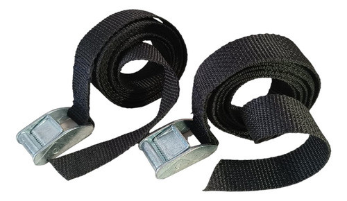 Cinta De Amarrre Correa Reforzada Hebilla Metal 2,5 M X 2 U 0