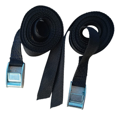 Cinta De Amarrre Correa Reforzada Hebilla Metal 2,5 M X 2 U 1