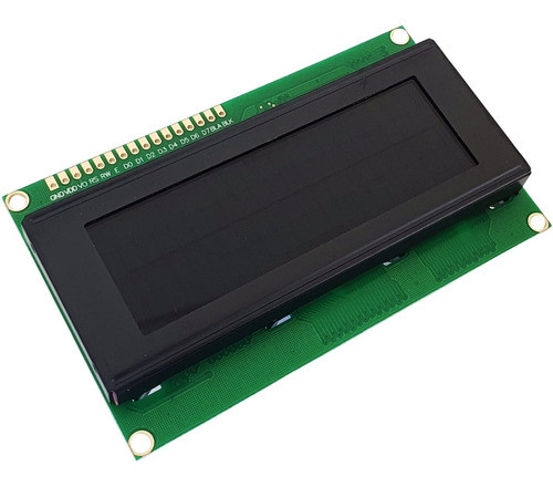 Display Lcd 20x4 2004a - Blacklight Preto Escrita Branca 0