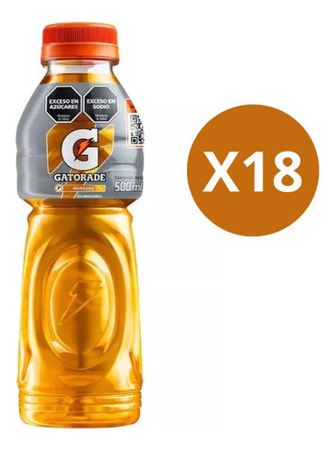 Gatorade Manzana Botella 500 Ml X18 Zetta Bebidas 0