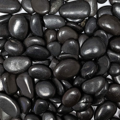 Midwest Hearth Natural Decorativo Pulido Negro Pebbles 1/2 0