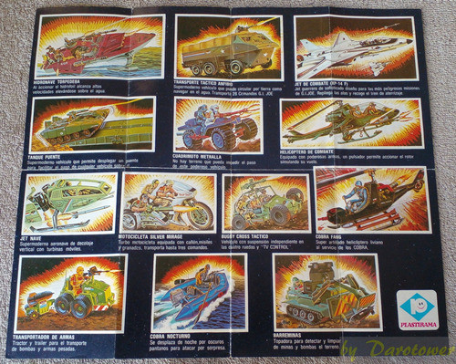 Poster Catalogo Gi Joe Plastirama #1 De Los 80's Impecable 1