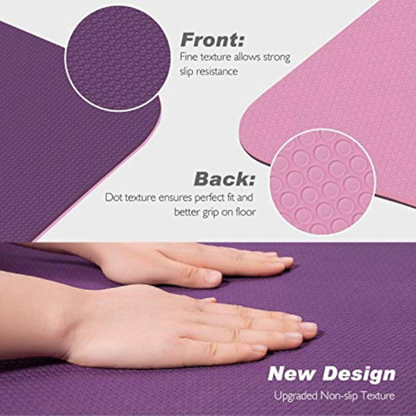 Yoga Mat, Toplus 1/4 Inch Thick Yoga Mat 1