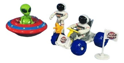 Set Figuras Astro Venture Alien Encounter Accesorios M4e 1
