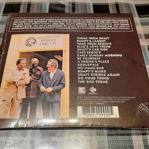 Isaac Hayes - Shaft - Cd Importado Nuevo Cerrado 1