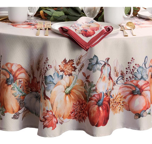 Elrene Home Fashions Botanical Harvest Mantel De Ingeniería 0