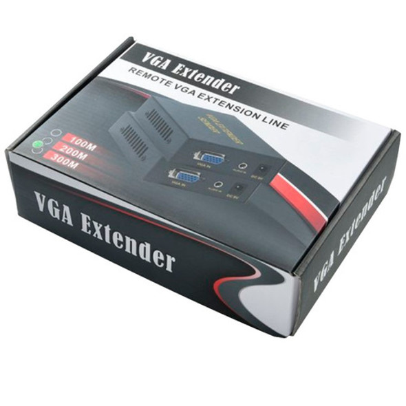Alargue Hasta 300mts Vga/vga Por Utp Activo Dvr Nvr 1